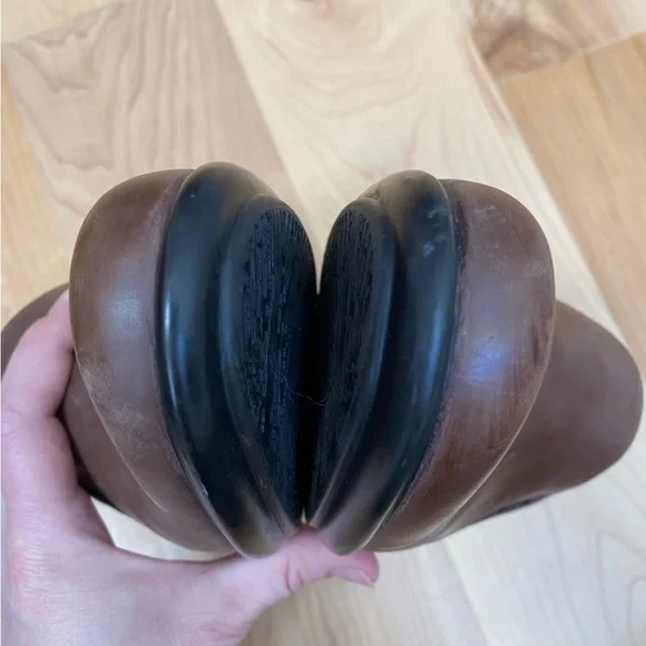 Dansko Kahlua Pull Comfort Leather Clogs Heels Mary Jane Shoes - Picture 3 of 13